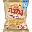 חטיף במבה במילוי קרם חלווה כשר לפסח
